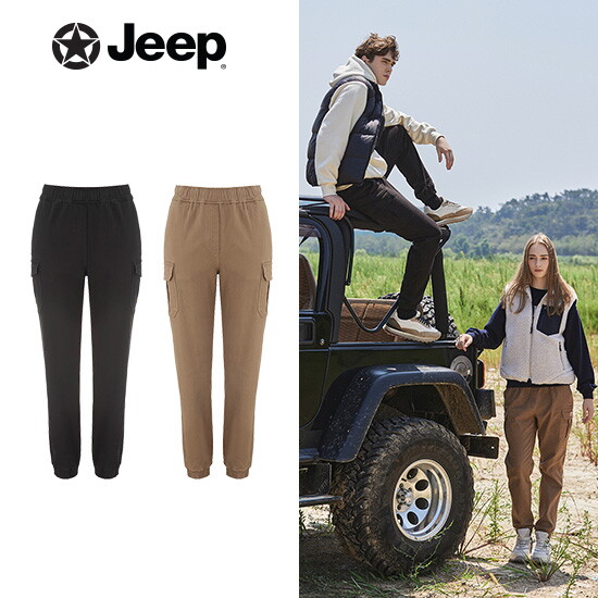 [지프]O JEEP 여성 24FW 면스판 카고팬츠 2종