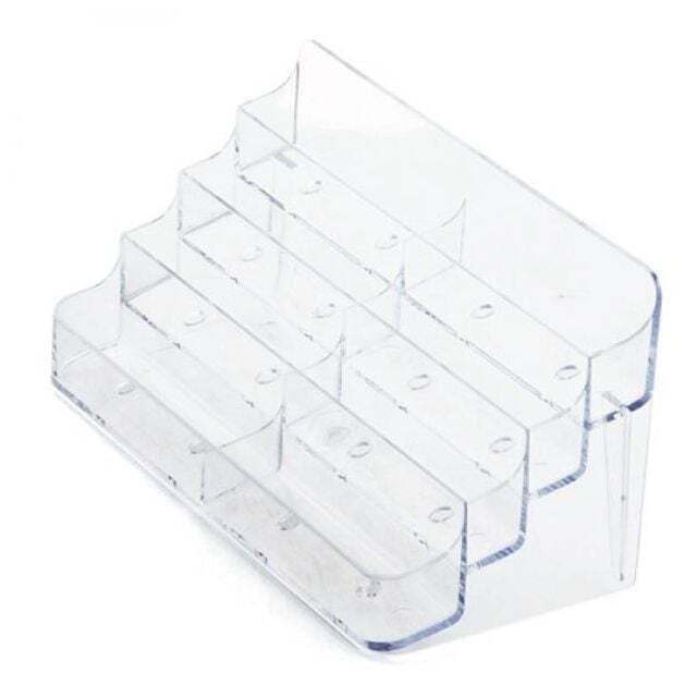 오너클랜 명함꽂이 명함케이스 스탠드형 거치대 투명 박람회