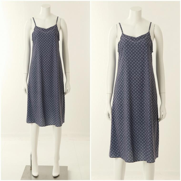 (주)신영와코루 비너스 [비너스]비너스(행사) 이월상품할인 깃털처럼 가벼운 초경량 여성 스트랩 원피스 나시 잠옷_S VGN4541B_S