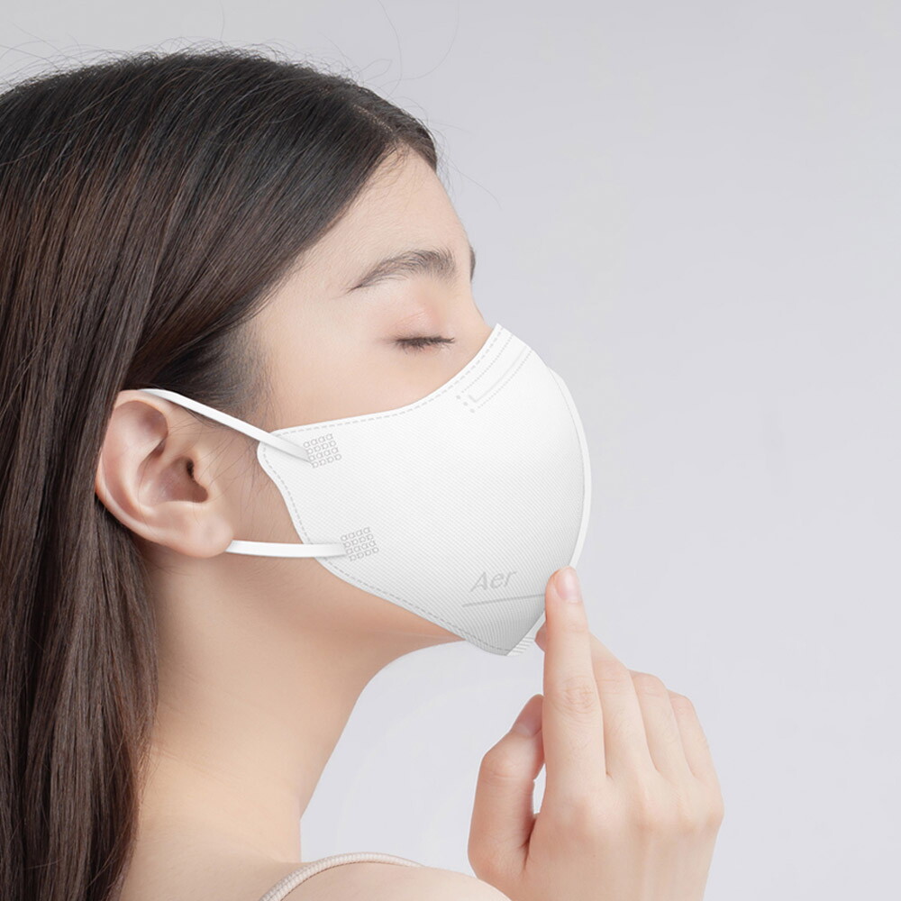 아에르 [아에르] Aer KF-AD 비말차단 하프 마스크 50매 /국내생산