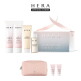 [헤라](롯데i단독) UV 프로텍터 톤업 듀오 세트+가죽 사각 파우치+ 톤업15ml x2개