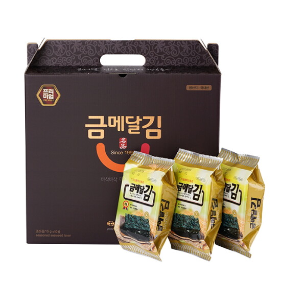 [기타][송화푸드] 광천 금메달김 13g*10봉*4세트