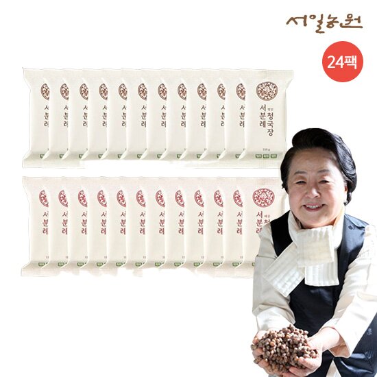 서분례 명인 청국장 총 24팩(기본청국장 110g*12팩 + 매운청국장 110g*12팩)