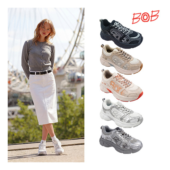 [메종비오비(BOB)]○ BOB 여성 아이코닉 메쉬 워킹화 1종