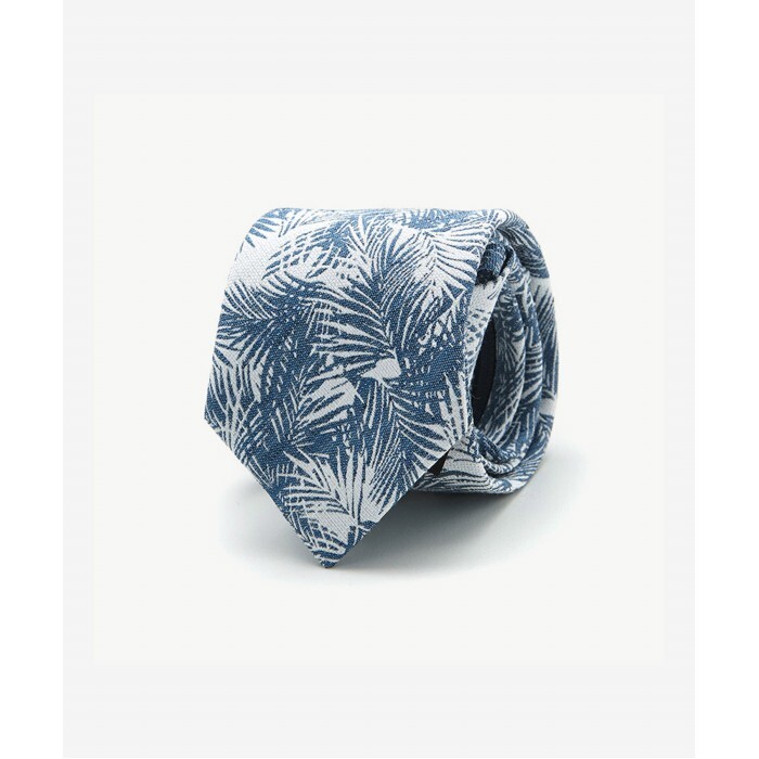 (주)에스티오 에스티코 [STCO]야자수 빅플라워 넥타이_화이트-SZTNU10930B