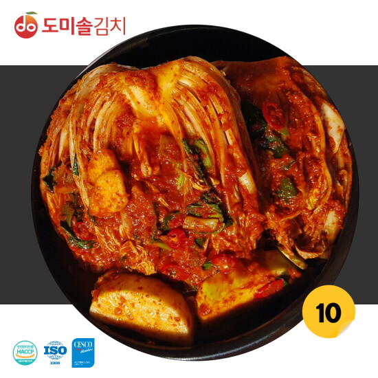 [도미솔김치]도미솔 포기김치 10kg 