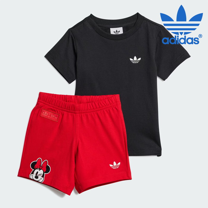 아디다스 아디다스 [아디다스][세일] 아디다스 아동 세트 /g16- JD0575 / I DY MM STS 베이비 디 즈니 미 키마우스 쇼츠 반팔티 세트