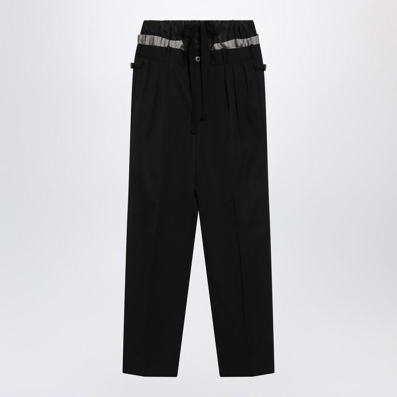 메종 마르지엘라 메종 마르지엘라 26 S/S 메종 마르지엘라 블랙 트라우저 ANONYMITY 오브 더 LINING S50KA0705M35693-900 B0051861962