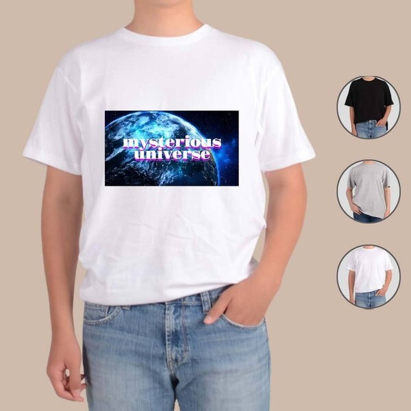 알티피아 알티피아 [하프클럽/알티피아]기능성 반팔티 우주 인공위성 행성 지구 U 전색상