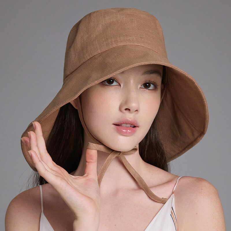 상세참조 화이트샌즈(P) (쇼핑백증정) 마 블렌디드 언밸런스 플로피햇 로슬라 (WIM76H4M)