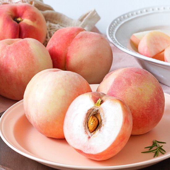 꿀당도 아삭한 딱딱이 털복숭아 4kg 소과 (28과내)