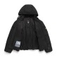 [내셔널지오그래픽 어패럴]내셔널지오그래픽 N244UDW922 후드 헤론 구스 다운 점퍼 CARBON BLACK