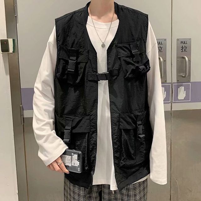 지오벤처스 다용도쪼끼 캠핑 캐주얼조끼 낚시자켓 아우터 IS-BT07