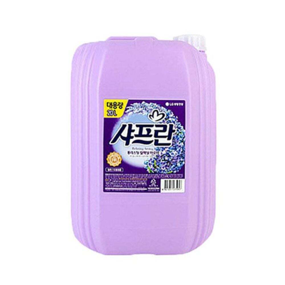 지오벤처스 섬유유연제 업소용 20L 샤프란 퍼플 대용량 세제 말통