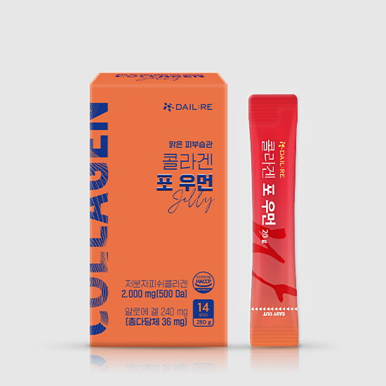 [쇼핑은 달달해]데일리 콜라겐 포우먼 뷰티 젤리 2개월분(4박스)