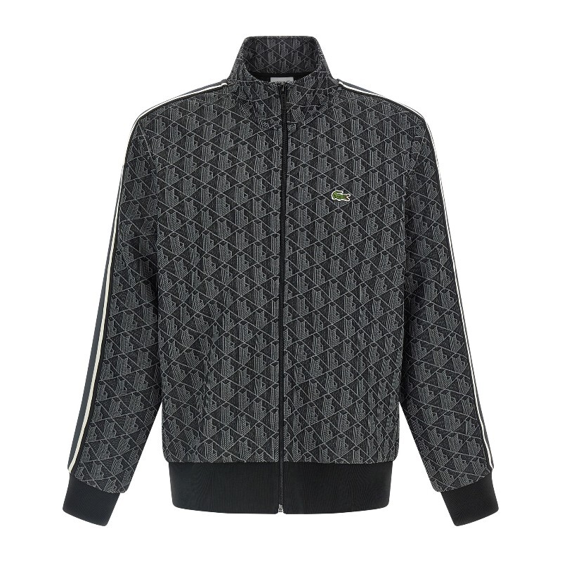 라코스테 라코스테 파리 빈티지 자카드 모노그램 코튼 블렌드 트랙 재킷 SH1368 4PC