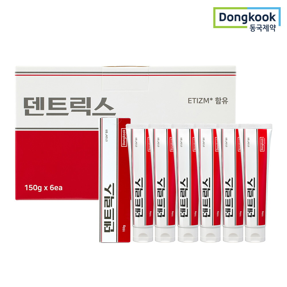 동국제약 [동국제약]덴트릭스치약 6개입 2만 원대! 선물박스+쇼핑백  증정/ 인사돌 성분 에티즘