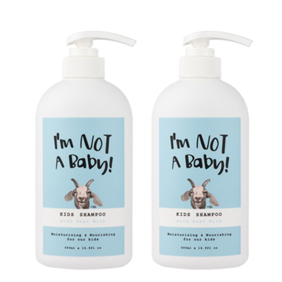 [아임낫어베이비]아임낫어베이비 고트밀크 키즈 샴푸 500ml 2개