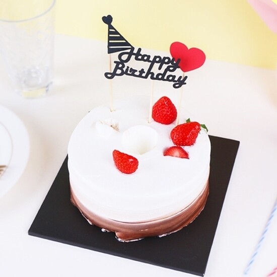 갓샵 생일 케이크토퍼 영문문자set [갓샵 케익 축하 생신 케잌 토퍼]