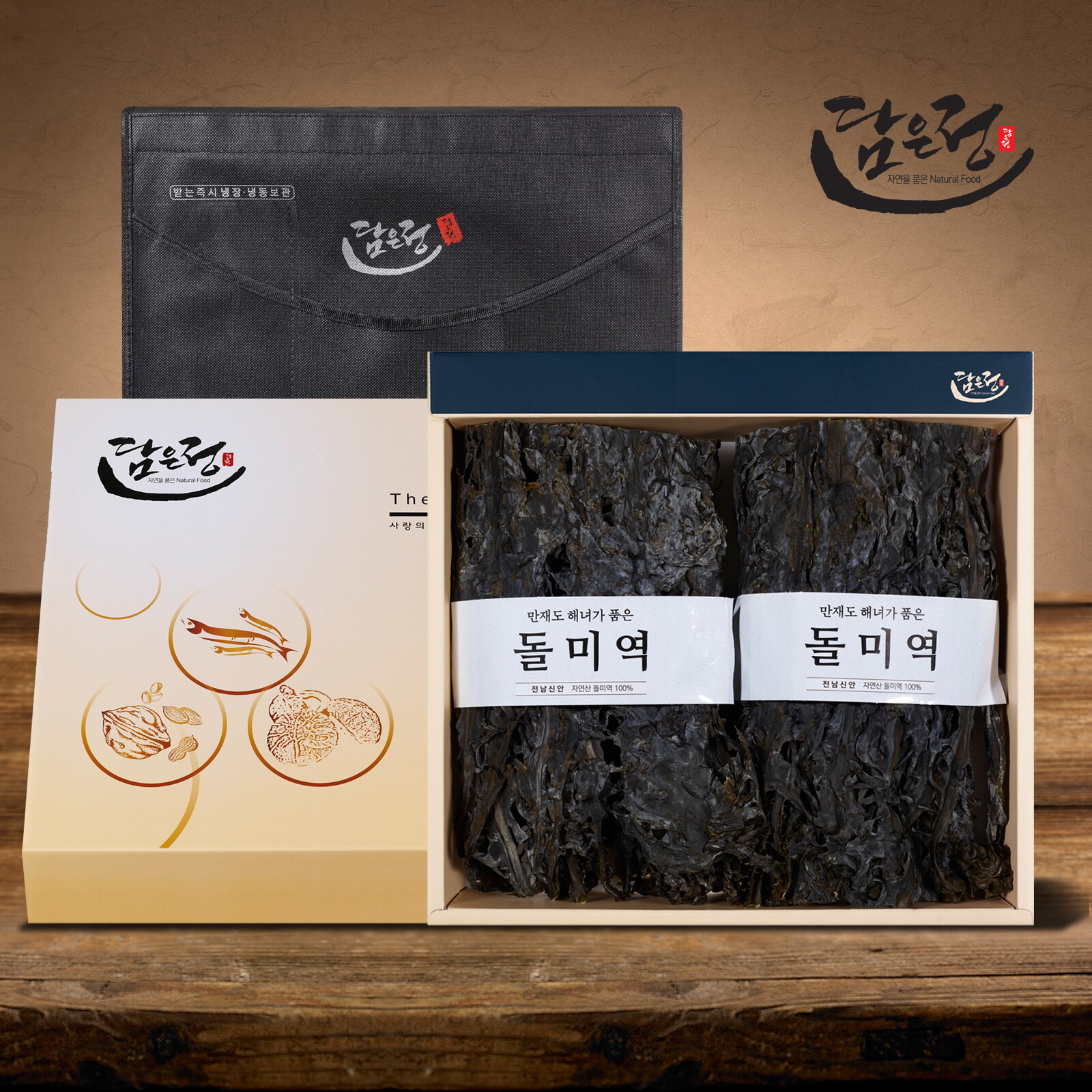 정도에프앤에프 담은정 [담은정]만재도 해녀가 품은 프리미엄 돌미역 세트(200g*2)