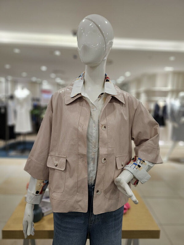 스타코퍼레이션(주) 포커스 [포커스][포커스] 칠부소매 레더자켓 FS6A3JK31072 (P003767224)