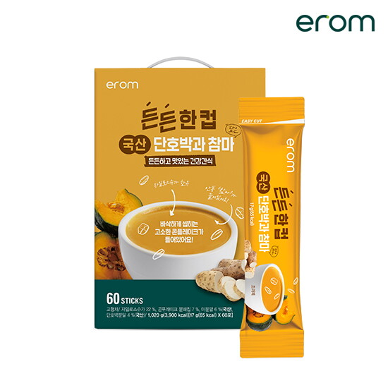 [이롬]이롬 든든한컵 단호박과 참마 1박스 (18g x 60포)