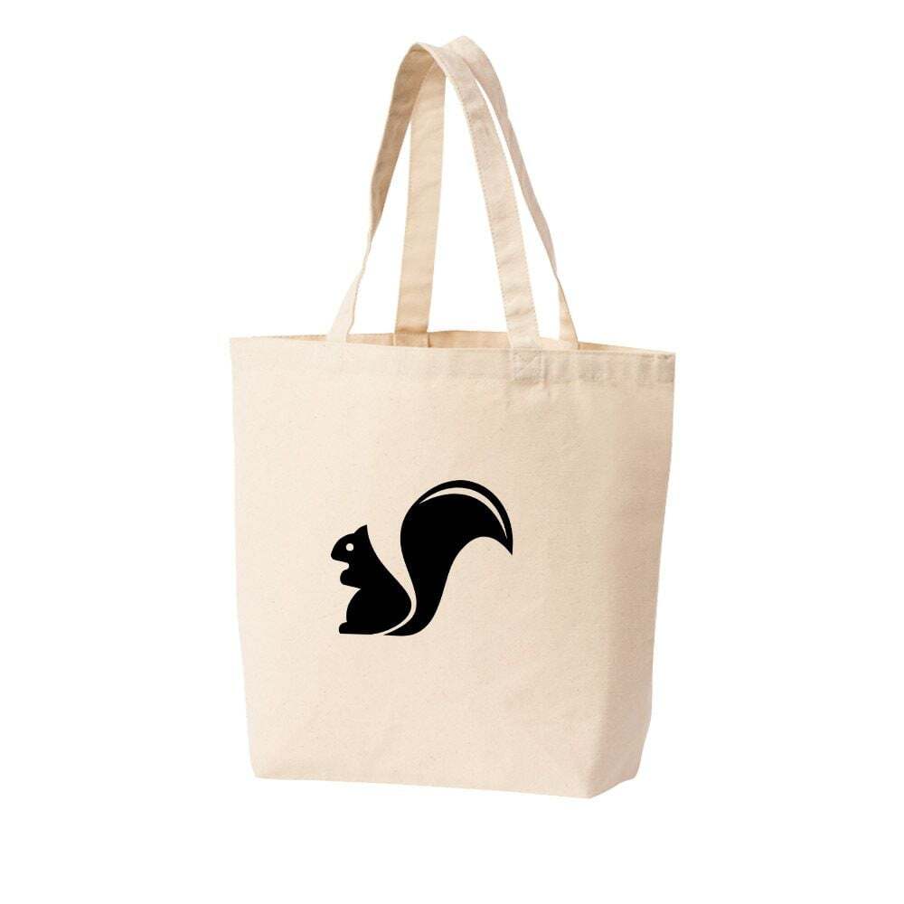 지오벤처스 에코백 토트백 산속다람쥐 도토리 밤 귀요미 다양한색상 전사이즈