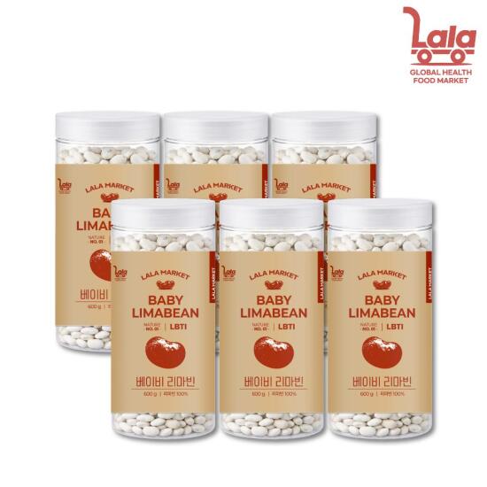 [라라마켓][라라마켓] 페루 베이비 리마빈 리마콩 600g, 6입