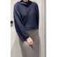[이세이 미야케][이세이미야케] me 24년 10월 WAVE KNIT STRETCH 탑 KJ752 (no.75)