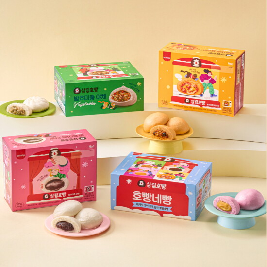 [삼립]삼립호빵 4가지 맛 모두 맛보는 호빵네빵 12입 2박스 외 (단팥/야채/피자/고구마)