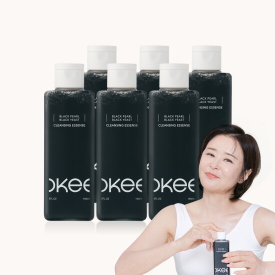 [오키뷰티][오키뷰티] 흑진주 흑효모 클렌징 에센스 150ml, 6개