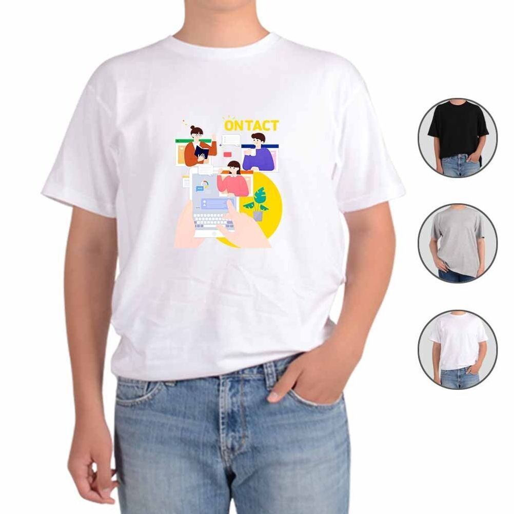 에이치플러스몰 나만의 디자인 반팔티 온택트 스마트러닝