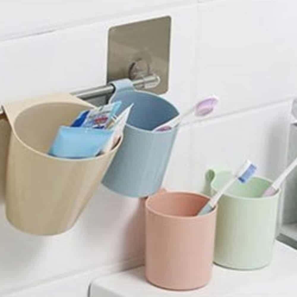 위센티브협력사 지오벤처스 욕실 양치컵 수납 칫솔거치대 화장실 치약컵꽂이