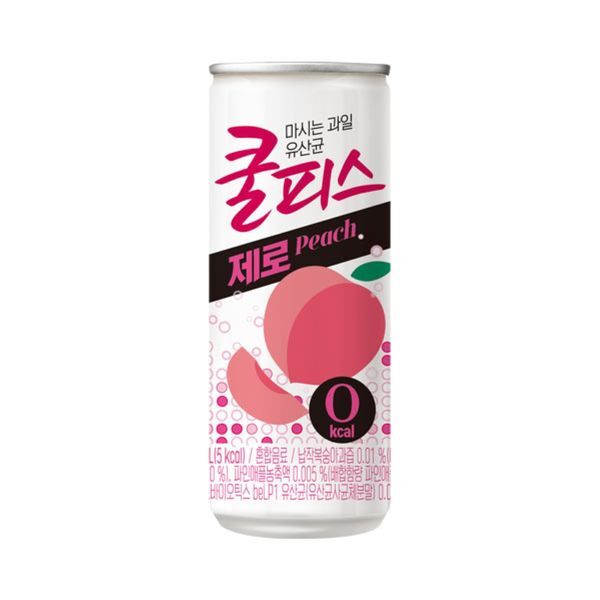 동원 [하프클럽/동원]동원 쿨피스 제로 복숭아 230ml 60캔