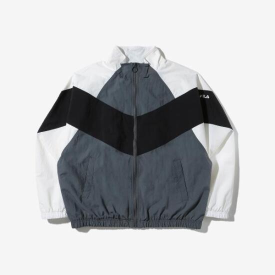 [휠라][FILA] [휠라] (온라인 단독)브이 배색 경량 자켓 (FE2JKF5102X_GRY) (FE2JKF5102X_GRY)