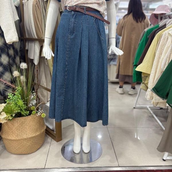 스테파니 [하프클럽/스테파니]스테파니 DP01 뒷벤딩벨트(청미니나무단추sk) A25DM5102