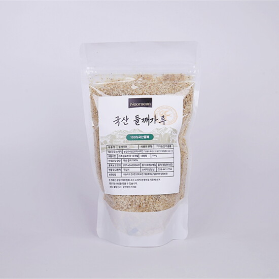 [알뜰총각][알뜰총각][100g] 너래안 100% 국내산 들깨 들깨가루 100g(지퍼백)