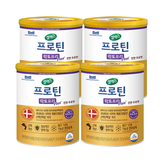 [셀렉스][매일헬스뉴트리션] 셀렉스 프로틴 락토프리 플러스 304g 4캔