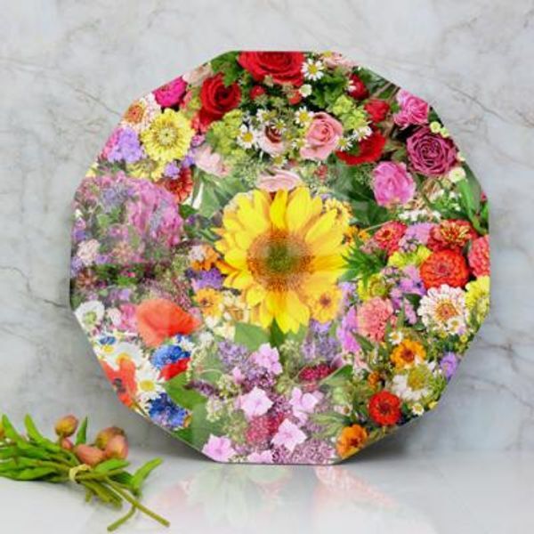 교보문고 꾸밈 cl759-56CmX56Cm12각형대형 풍수해바라기와마거리트