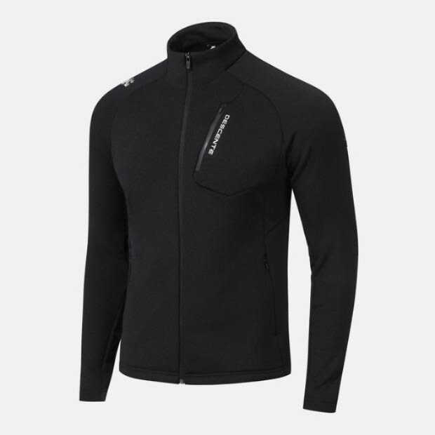 데상트코리아 데상트 데상트져지 KQF SP423TFTO2-BLK 기모 트레이닝 슬림핏 자켓 / BLACK