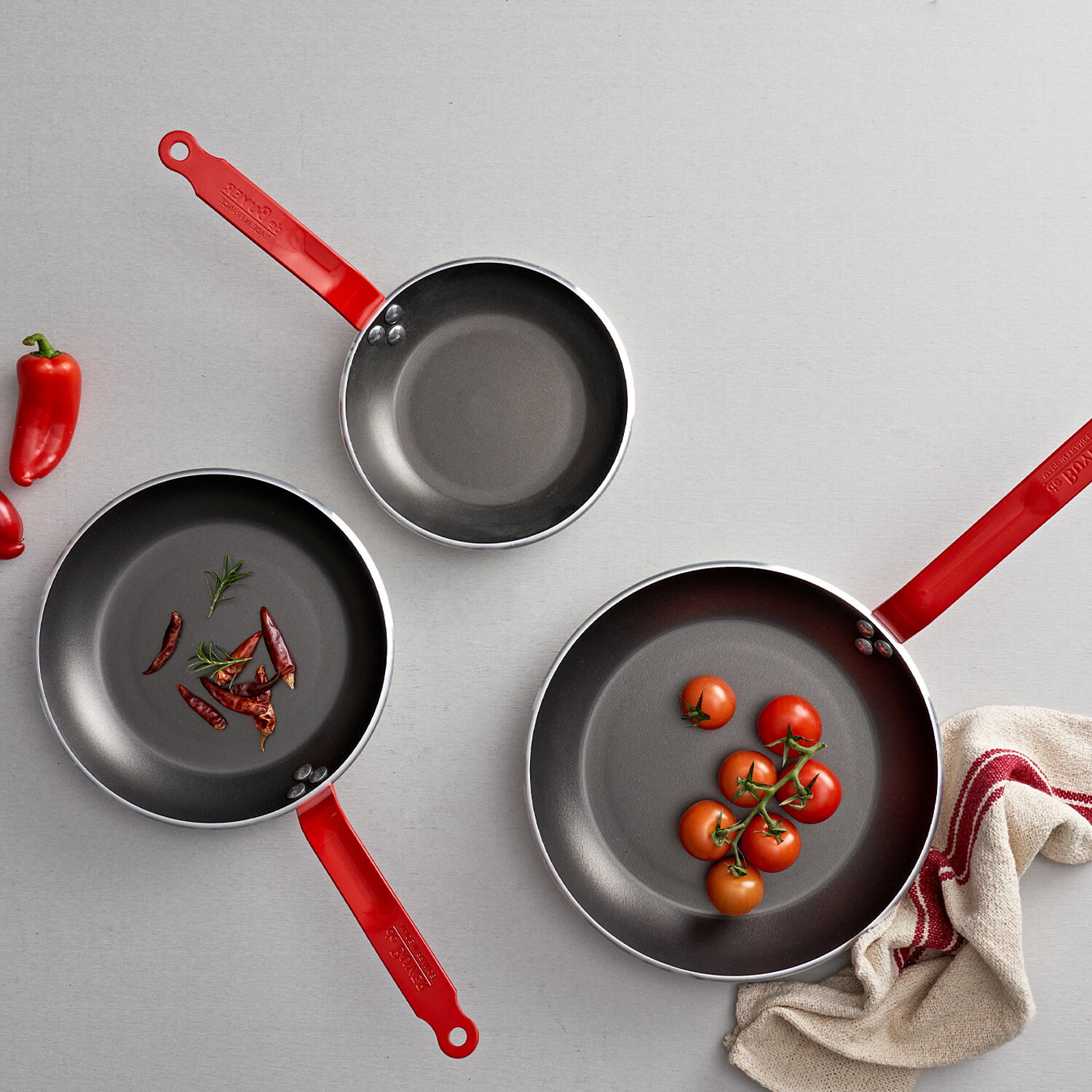 드부이에 드부이에 쵸크 논스틱 인덕션 후라이팬 24cm 코팅팬 - 5color