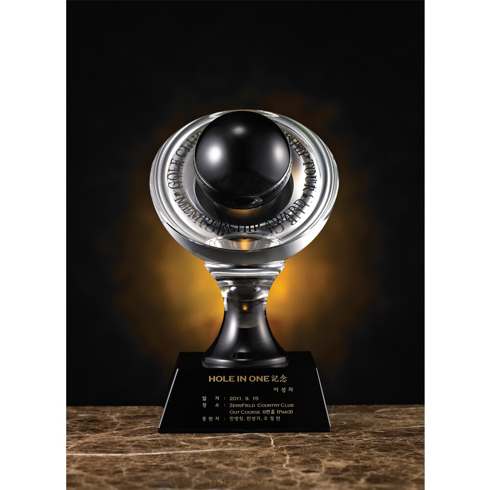 기타 BRAND 기타 크리스탈 트로피 BT179 싱글패 홀인원 트로피 기념패패