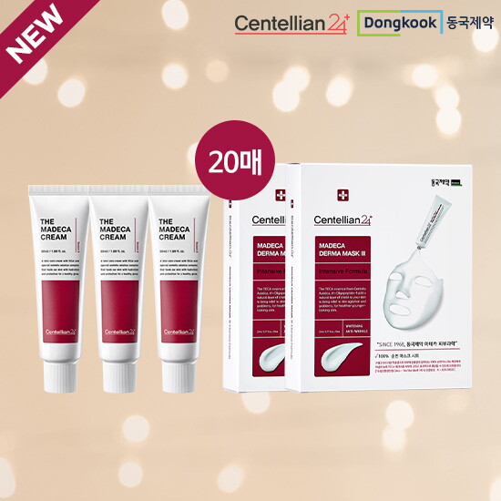[센텔리안24][NEW 마데카 크림 시즌6] 특별 시너지 구성 (마데카 크림 50ml * 3 + 더마마스크팩 1box * 2)