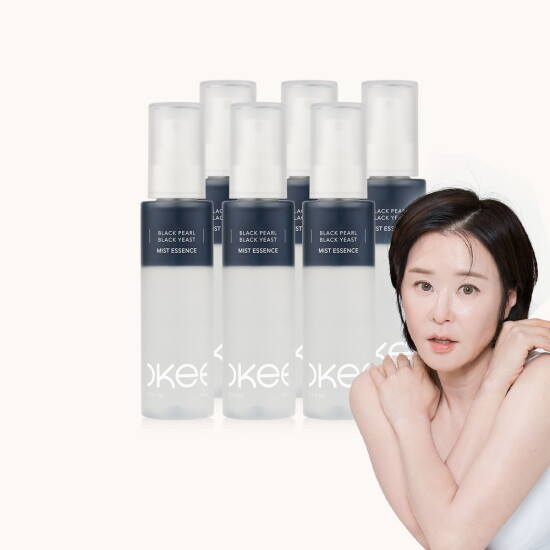 [오키뷰티][오키뷰티] 흑진주 흑효모 미스트 에센스 80ml, 6개