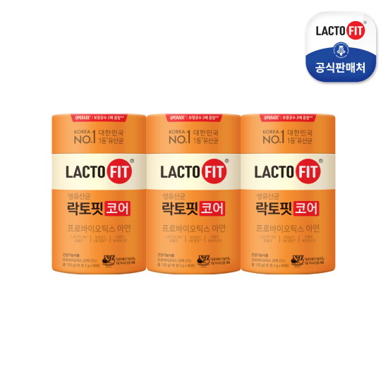 [종근당건강][종근당건강]락토핏 코어 3통(6개월분)
