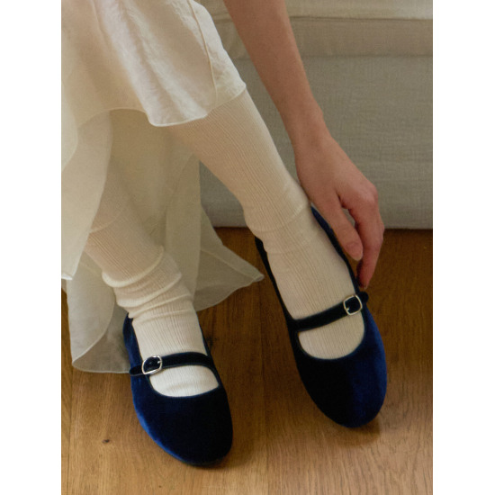 [스티유][정상가 89,000] 벨벳 소프트 플랫 S24F407_3color (1.5cm)