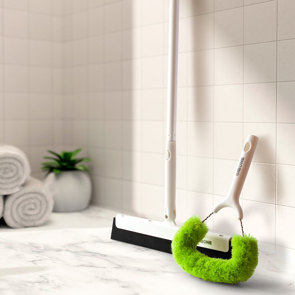 기본에 더스트키퍼 속 깊은 때 긁어내는 방충망 청소솔, 욕실청소 스퀴지 롱스틱 혼합 세트