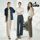 [로이스]Lois 로이스 26SS 여성 썸머 핀턱 세미와이드 팬츠 3종