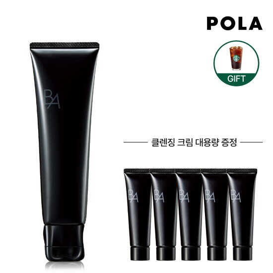 [폴라(뷰티)](라이브) B.A 클렌징 크림 130g (+클렌징 크림 최대 용량 증정)(+스타벅스)
