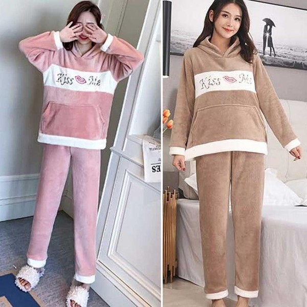 셀러허브(하프클럽) [하프클럽/셀러허브_여성트랜드패션]ONM 여자 잠옷 세트 겨울 파자마 쇼핑 신혼 여행 준비